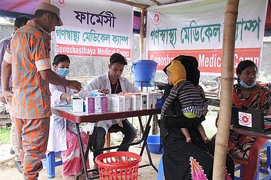 Gesundheitsversorgung von Gonoshasthaya Kendra (GK) in Bangladesch