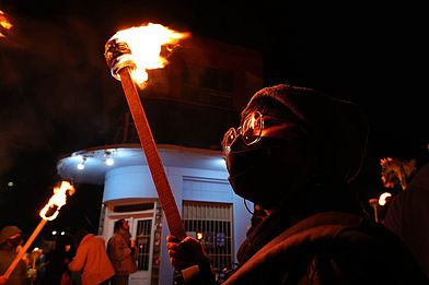Feministische Demonstration in Ciudad Juárez