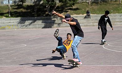 Jugendliche in Gaza Stadt