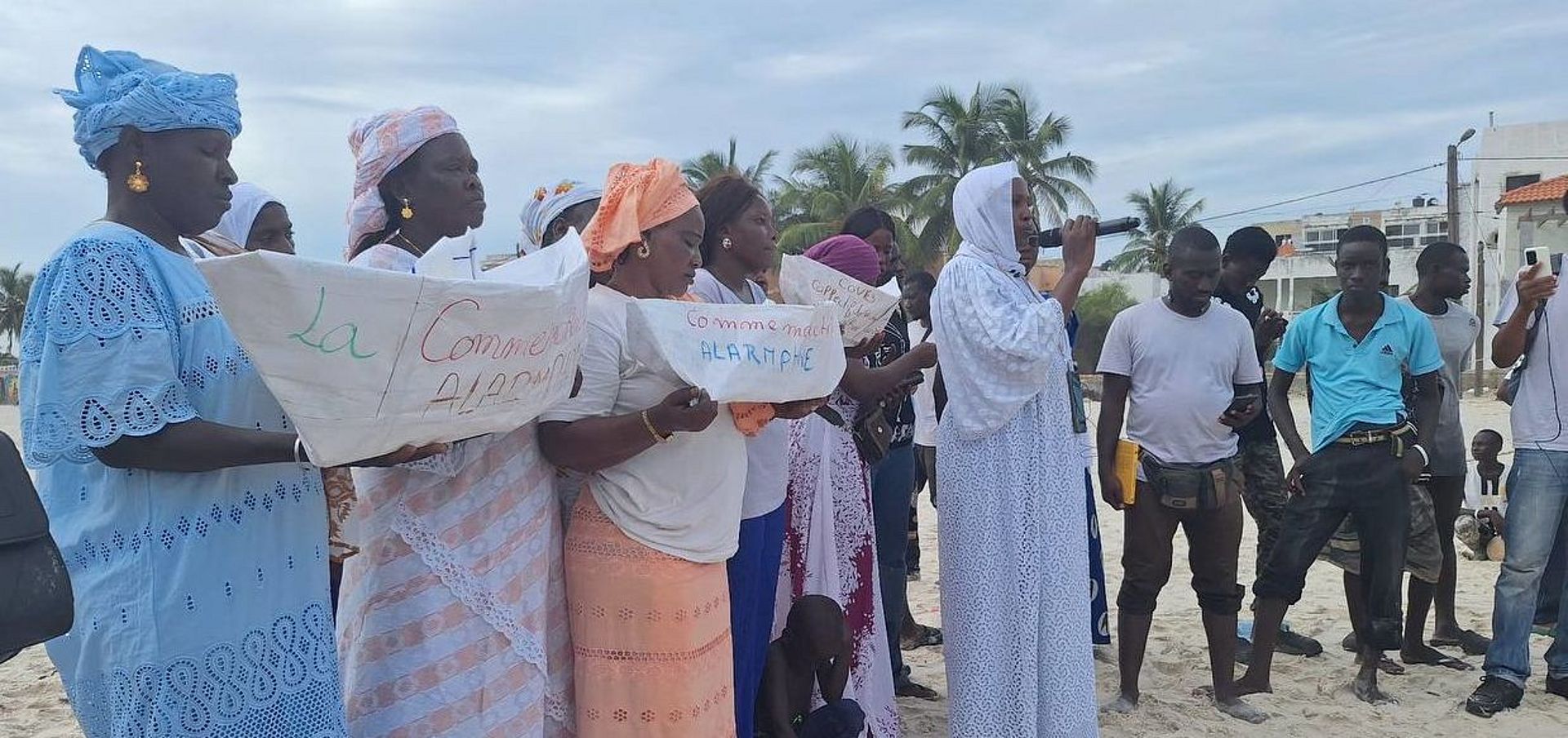 Gedenken an verschwundene Migrant:innen in Dakar