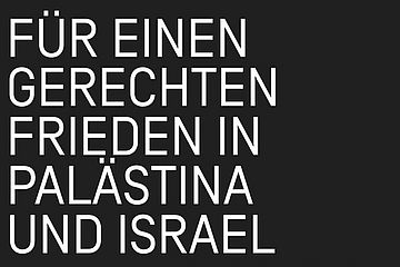 Für einen gerechten Frieden in Palästina und Israel