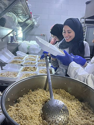 Küche der Frauen Kooperative in Saida, Libanon