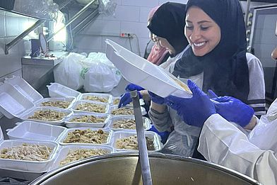 Küche der Frauen Kooperative in Saida, Libanon