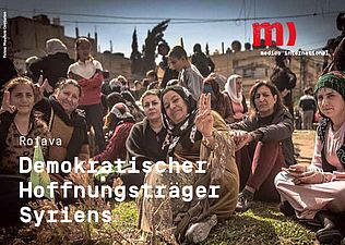 Titelbild Flyer Solidarität mit Rojava