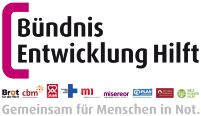 Logo Bündnis Entwicklung Hilft