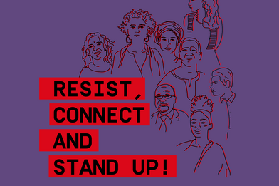 Resist Connect and Stand Up! Titelbild psychosoziales Manifest