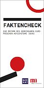 Titelbild Broschüre Faktencheck zur Reform des Gemeinsamen Europäischen Asylsystems (Geas)