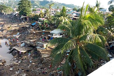 Flutschäden in Lawaan, Talisay, Cebu (Foto: Visayas Primary Health Care and Services)