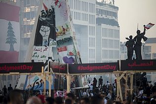 Protestdemonstration in Beirut