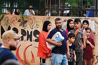 Geflüchtete Menschen im Libanon