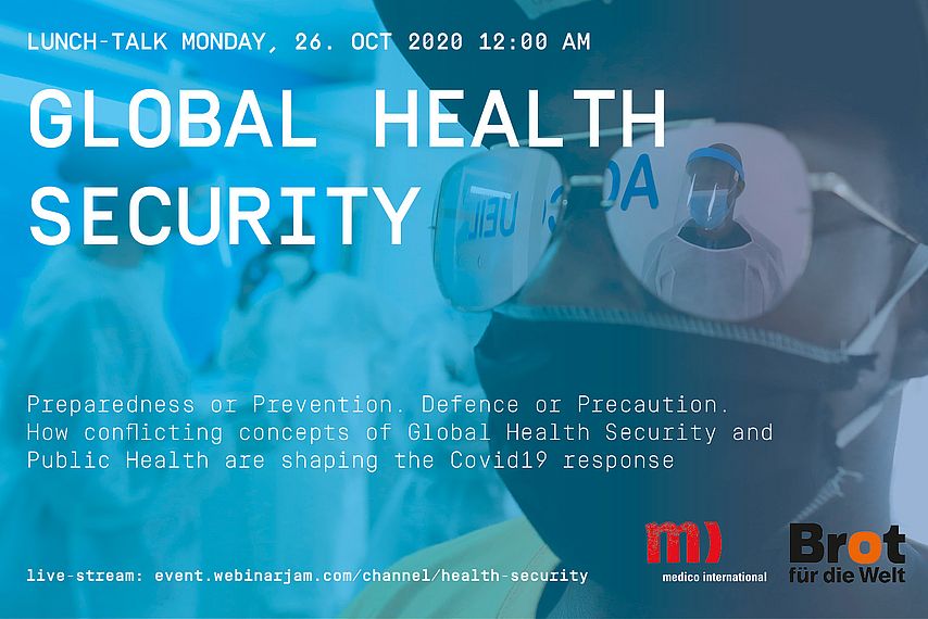 LunchTalk Global Health Security Terminkalender 26.10.2020
