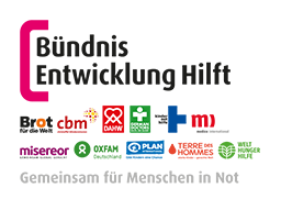 Logo Bündnis Entwicklung Hilft